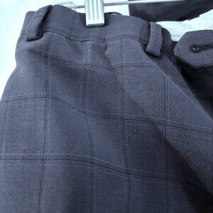 Ralph Lauren Blue  Size 36 Slacks Trousers Pants EUC Window Pane Plaid